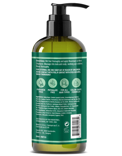 Load image into Gallery viewer, Difeel Rosemary and Mint Hair Strengthening Shampoo with Biotin 33.8 oz. by difeel - find your natural beauty
