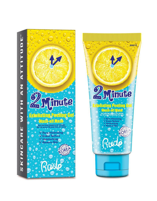 Load image into Gallery viewer, RUDE 2 Minute Exfoliating Peeling Gel Wash-Off Mask by Avera Group
