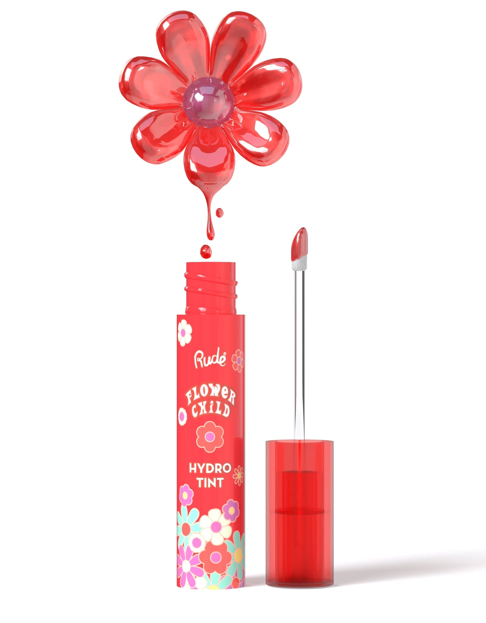 RUDE Flower Child Hydro Tint - Poppy