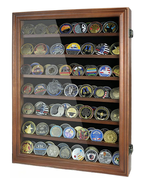 Load image into Gallery viewer, Wall Coin Display, Challenge coin wall display. by The Military Gift Store
