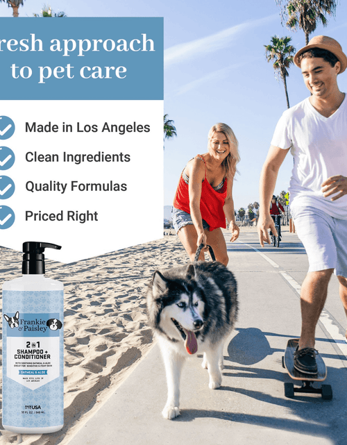 Load image into Gallery viewer, 2-in-1 Shampoo + Conditioner Oatmeal &amp; Aloe - 32oz by  Los Angeles Brands

