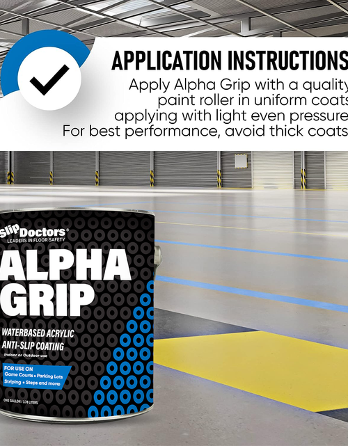 Load image into Gallery viewer, Alpha Grip Non-Slip Stripe and Athletic Court Paint by SlipDoctors
