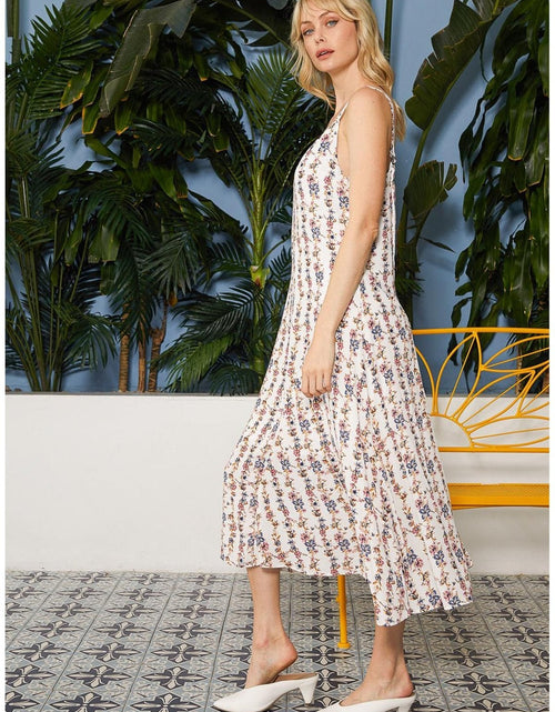 Load image into Gallery viewer, Floral V-Neck Sleeveless Maxi Dress by Shop at Konus

