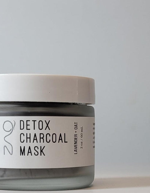 Load image into Gallery viewer, Detox Charcoal Mask - Lavender + Oat by ZAQ Skin &amp; Body
