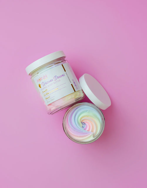 Load image into Gallery viewer, UNICORN DREAMS WHIPPED BODY BUTTER by AMINNAH
