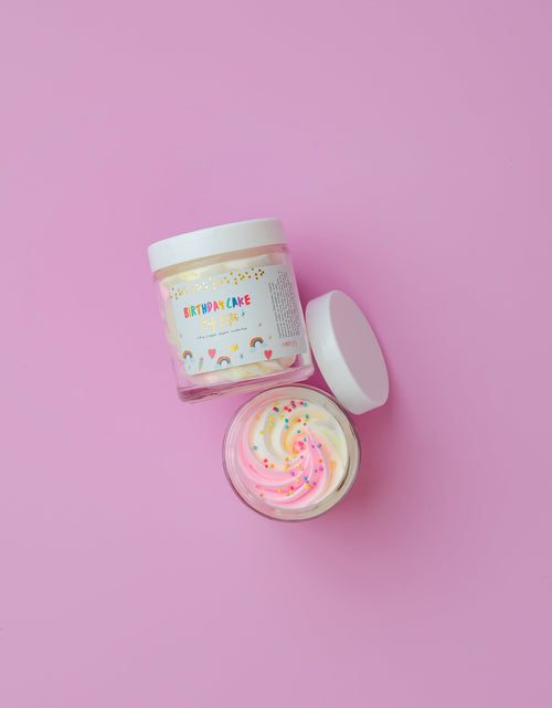 Load image into Gallery viewer, "Birthday Cake" Whipped Body Butter by AMINNAH
