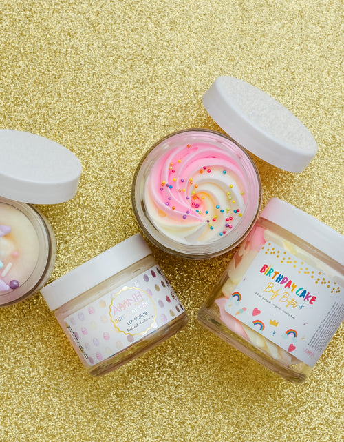 Load image into Gallery viewer, "Birthday Cake" Whipped Body Butter by AMINNAH
