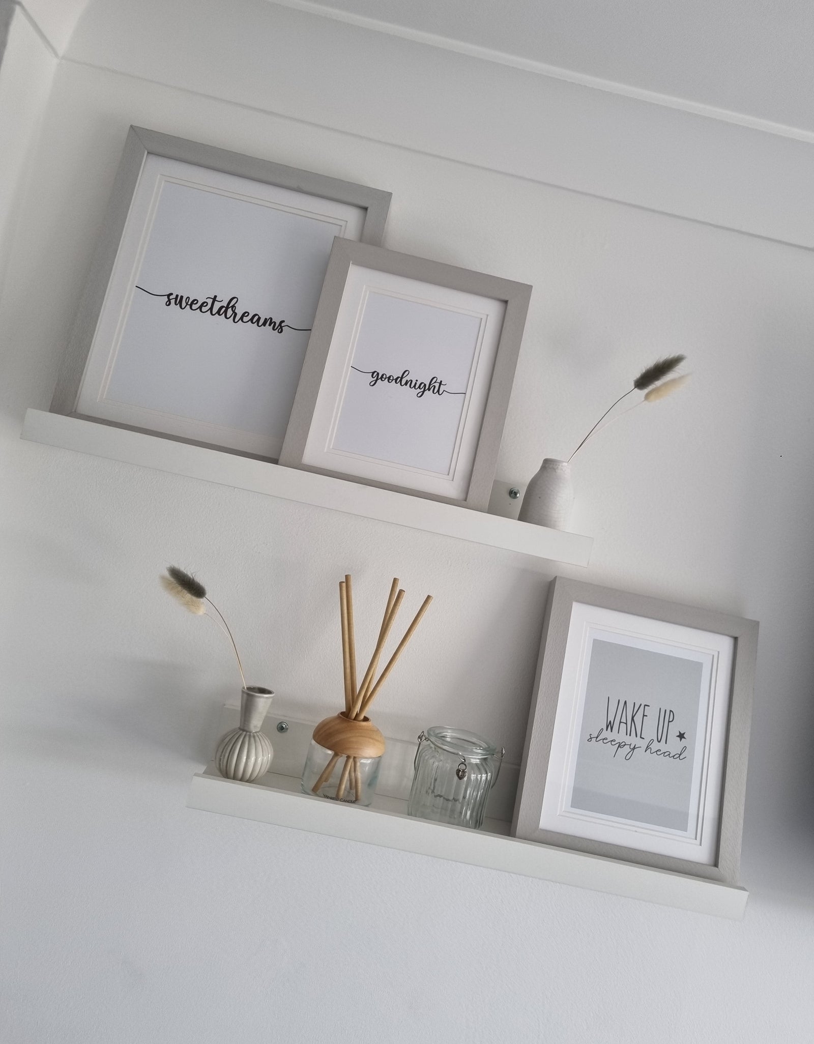 Goodnight Good Night Line Bedroom Room Wall Decor Print by WinsterCreations™ Official Store