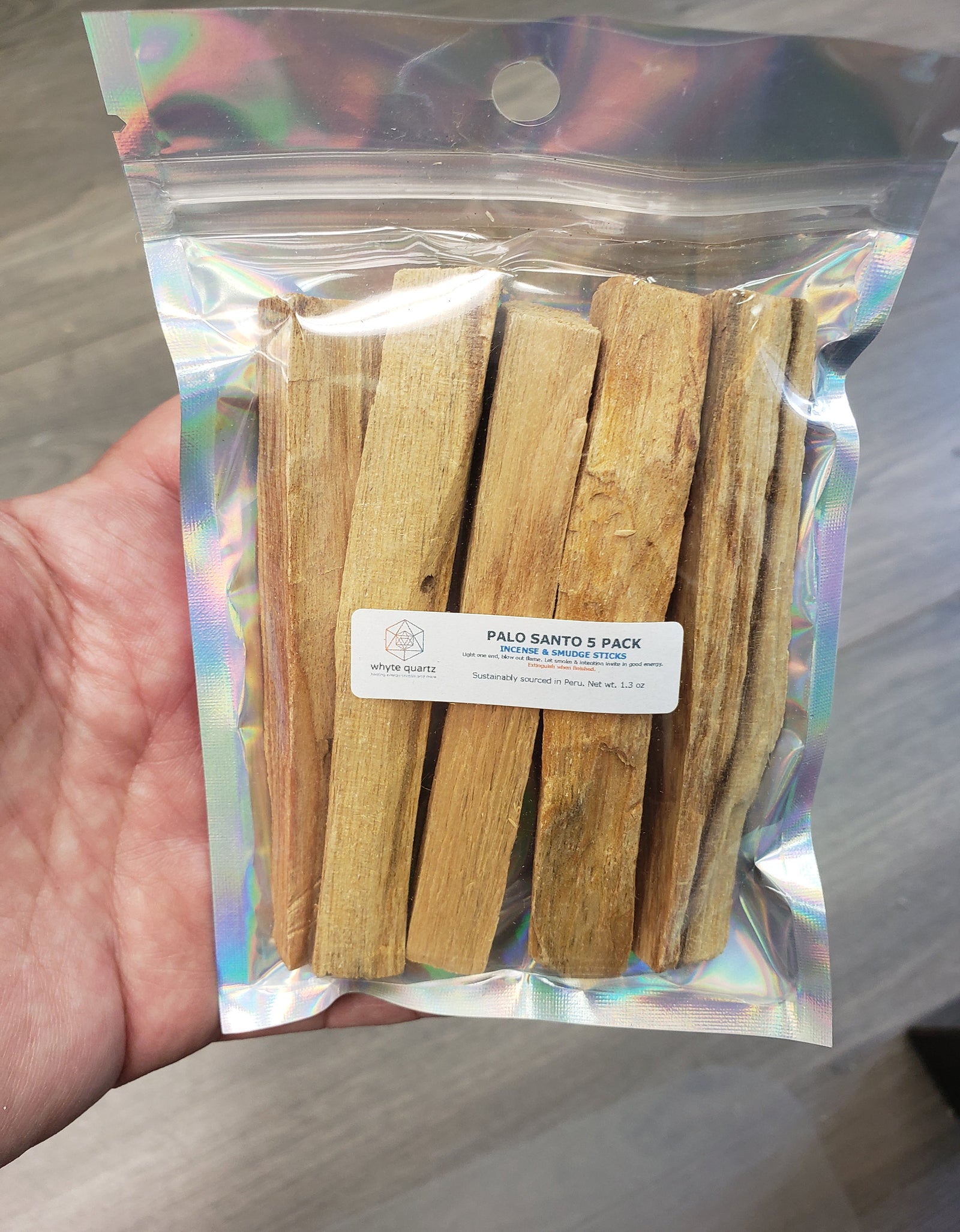 Palo Santo Sticks Pack of 5 by Whyte Quartz