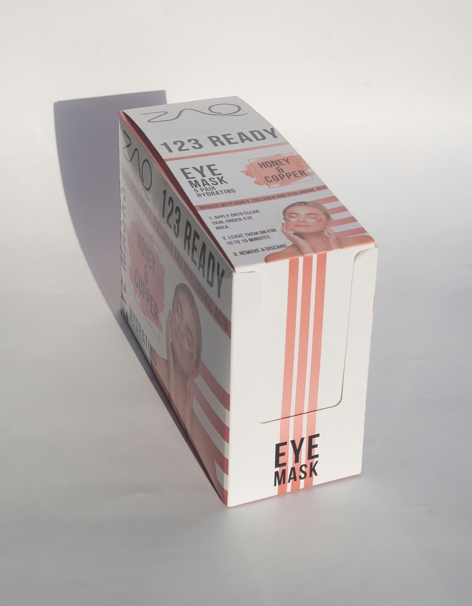 123 Ready HONEY & COPPER HYDRATING GEL EYE PATCHES by ZAQ Skin & Body