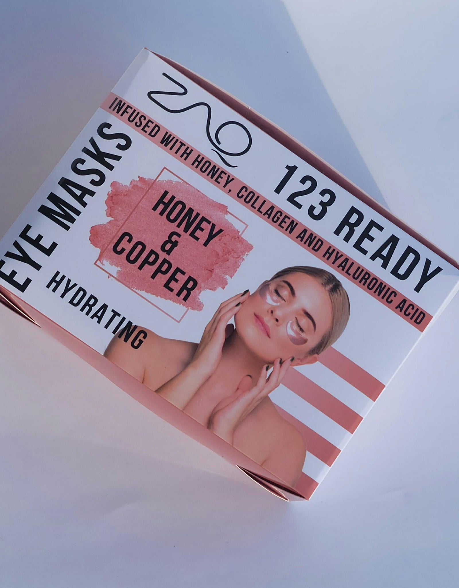 123 Ready HONEY & COPPER HYDRATING GEL EYE PATCHES by ZAQ Skin & Body