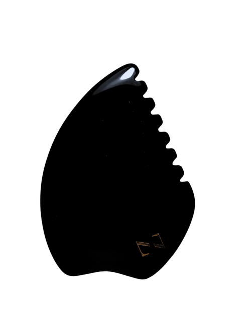 Load image into Gallery viewer, Bian Stone Gua Sha with Teeth by ZAQ Skin &amp; Body
