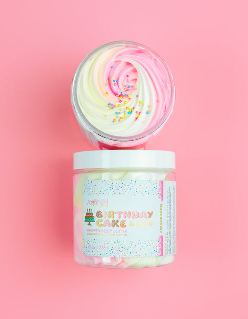 Load image into Gallery viewer, "Birthday Cake" Whipped Body Butter by AMINNAH
