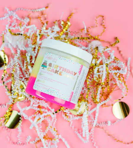 "Birthday Cake" Sugar Scrub by AMINNAH