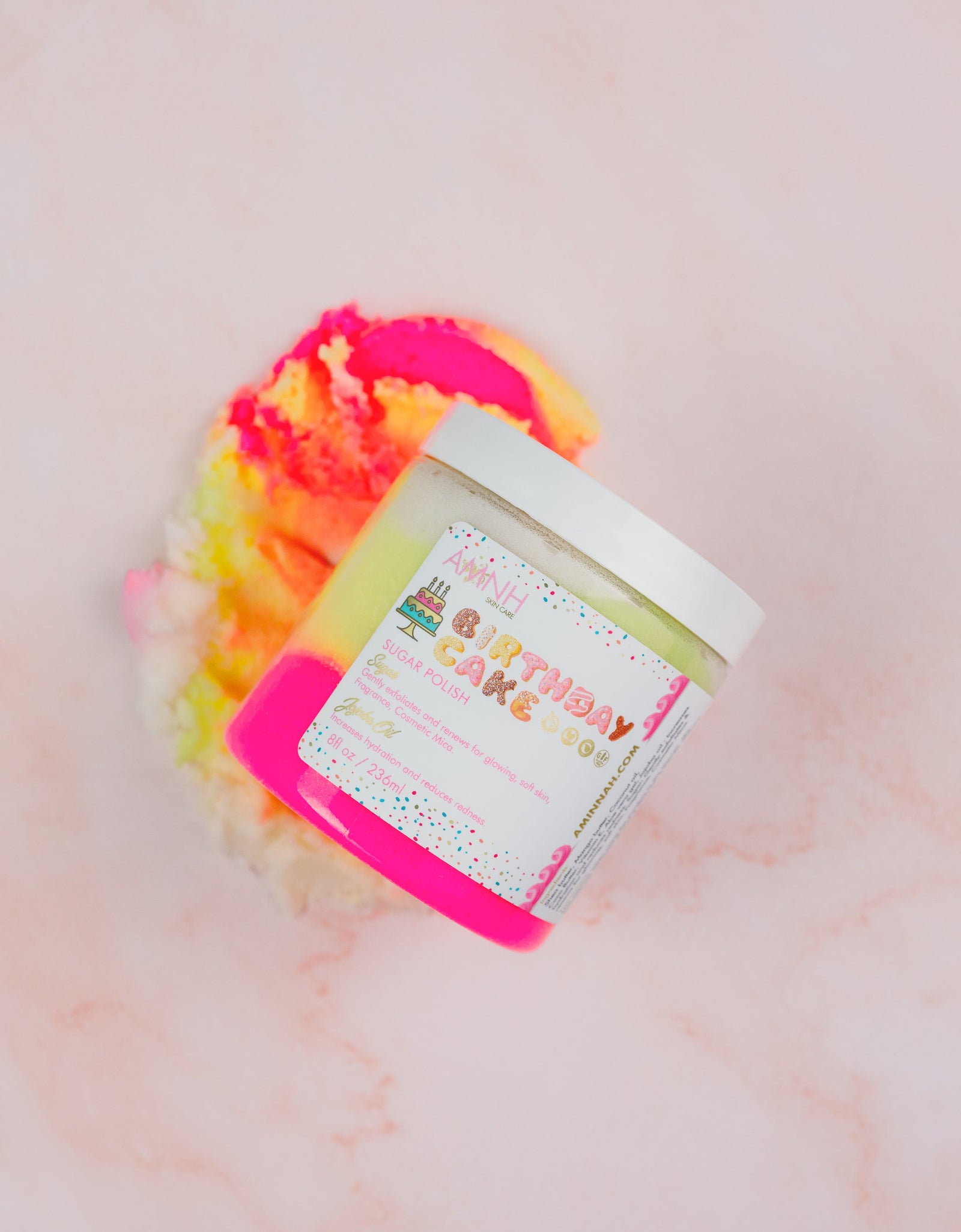 "Birthday Cake" Sugar Scrub by AMINNAH