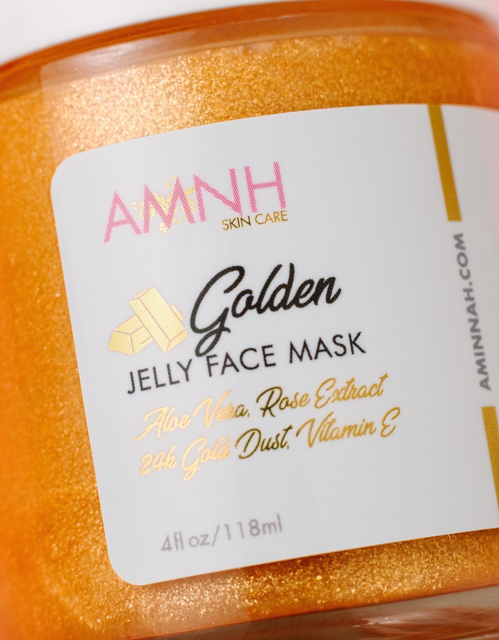 "24k Golden" Jelly Face Mask by AMINNAH