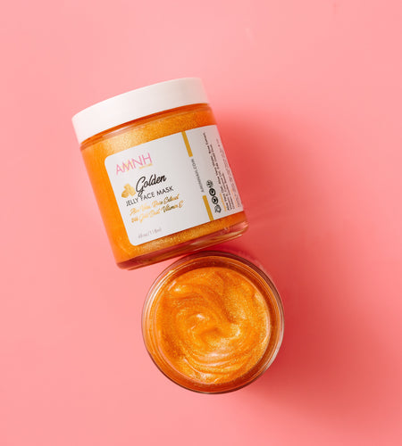"24k Golden" Jelly Face Mask by AMINNAH