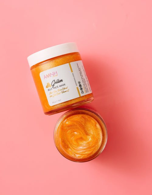 Load image into Gallery viewer, "24k Golden" Jelly Face Mask by AMINNAH
