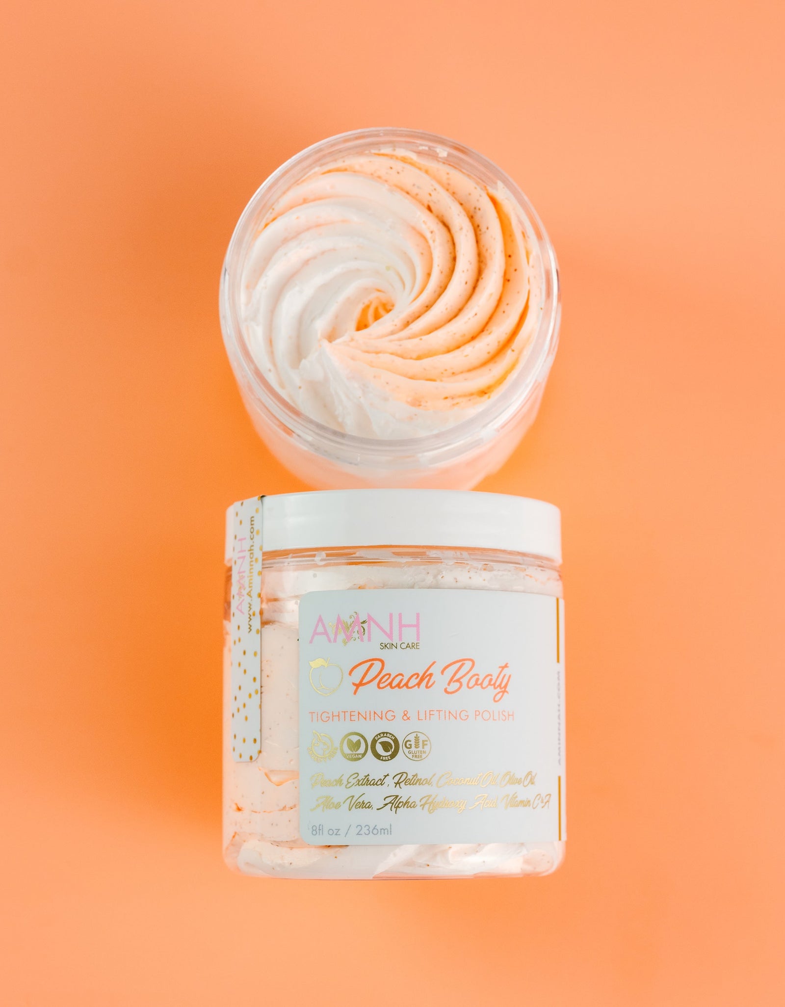 "Peach Booty" Tightening & Lifting Scrub by AMINNAH