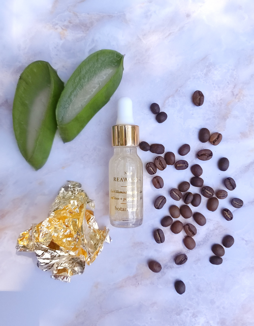 Load image into Gallery viewer, No. 8 REAWAKEN - 24k Gold Illuminating Eye Elixir by Botanicary Skincare
