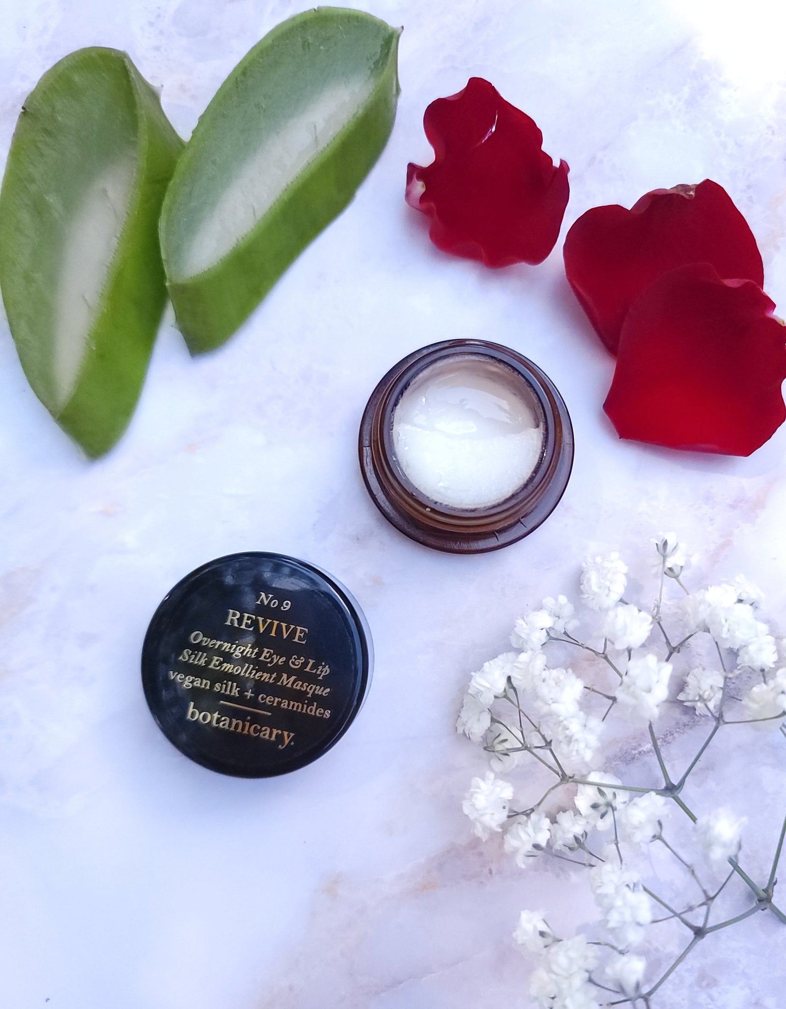 No. 9 REVIVE - Overnight Eye & Lip Silk Emollient Masque by Botanicary Skincare