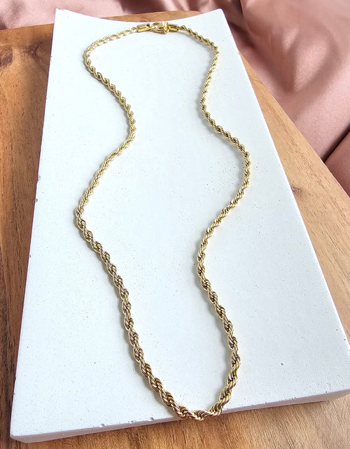 Load image into Gallery viewer, Luxe Gold Rope Chain - 16" by Spiffy &amp; Splendid
