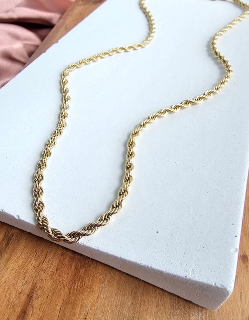 Load image into Gallery viewer, Luxe Gold Rope Chain - 18" by Spiffy &amp; Splendid
