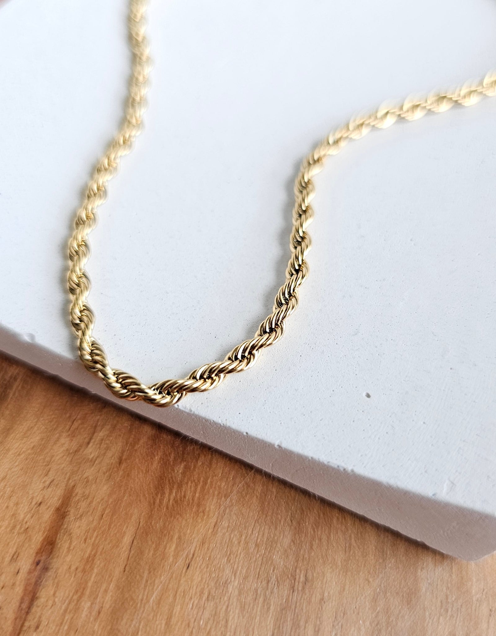 Luxe Gold Rope Chain - 20" by Spiffy & Splendid