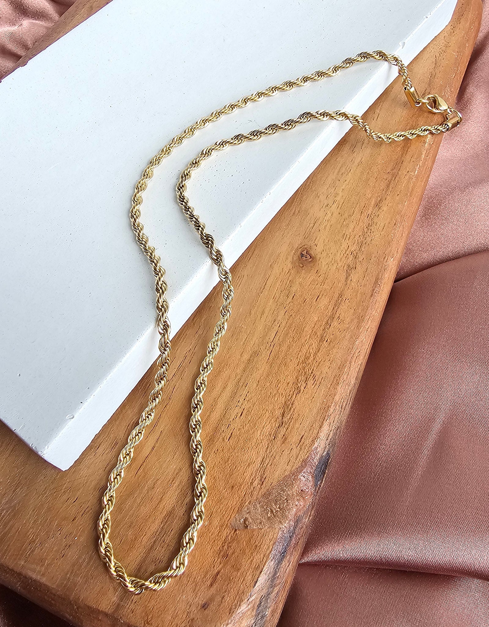 Luxe Gold Rope Chain - 16" by Spiffy & Splendid