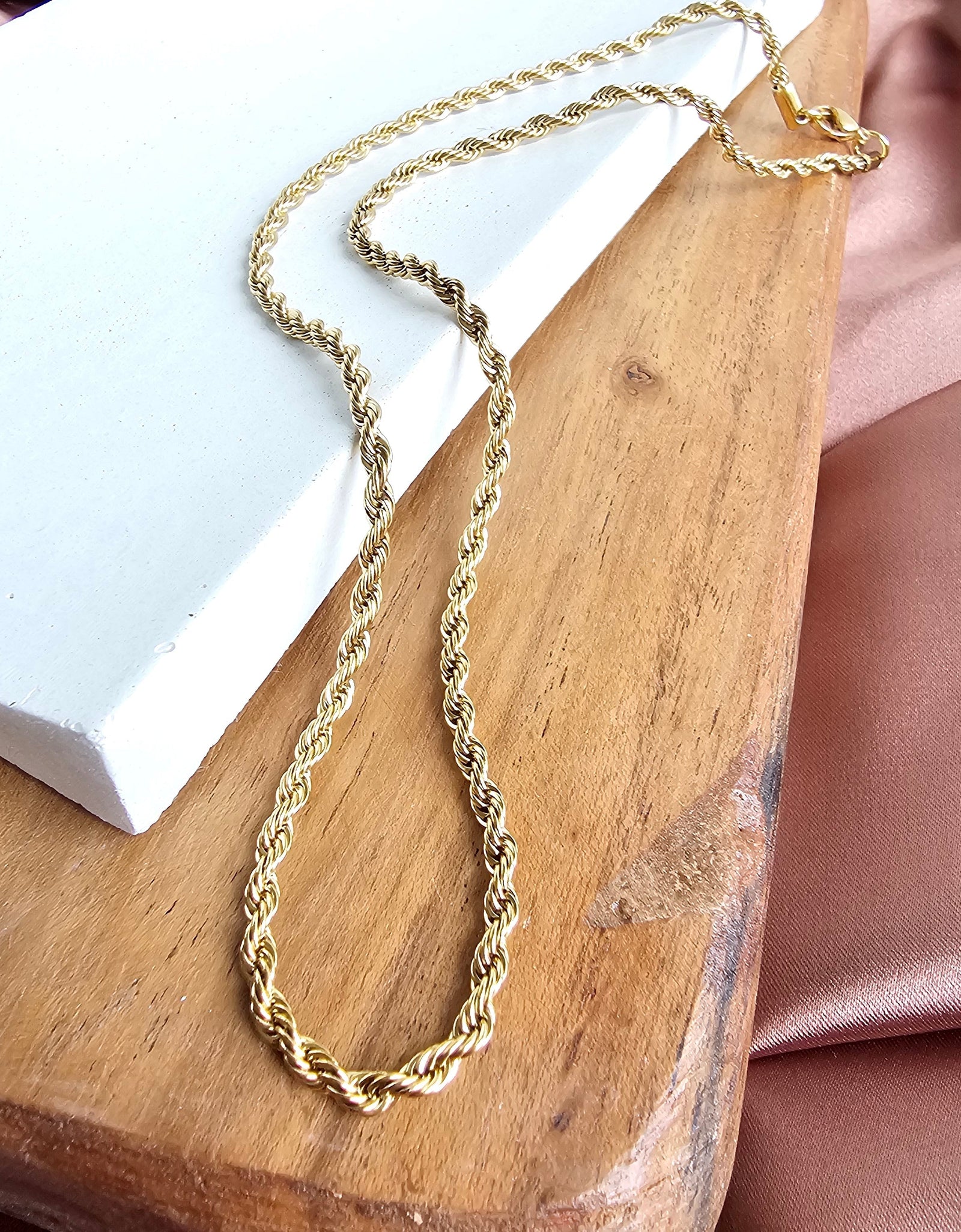 Luxe Gold Rope Chain - 18" by Spiffy & Splendid