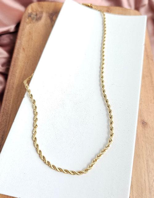 Load image into Gallery viewer, Luxe Gold Rope Chain - 16" by Spiffy &amp; Splendid
