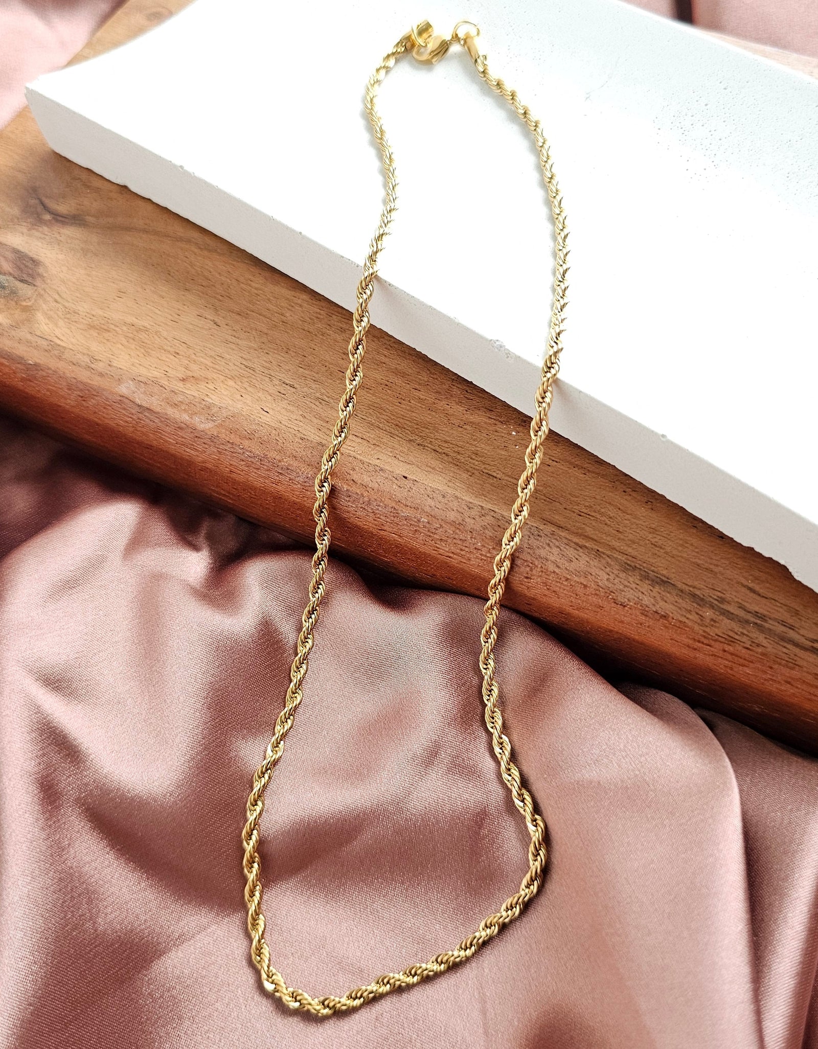 Luxe Gold Rope Chain - 18" by Spiffy & Splendid