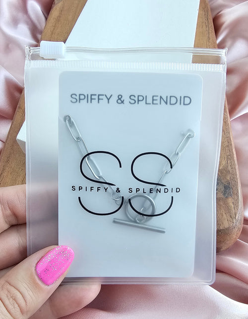 Load image into Gallery viewer, Luxe Silver Delicate Herringbone Chain - 18" by Spiffy &amp; Splendid
