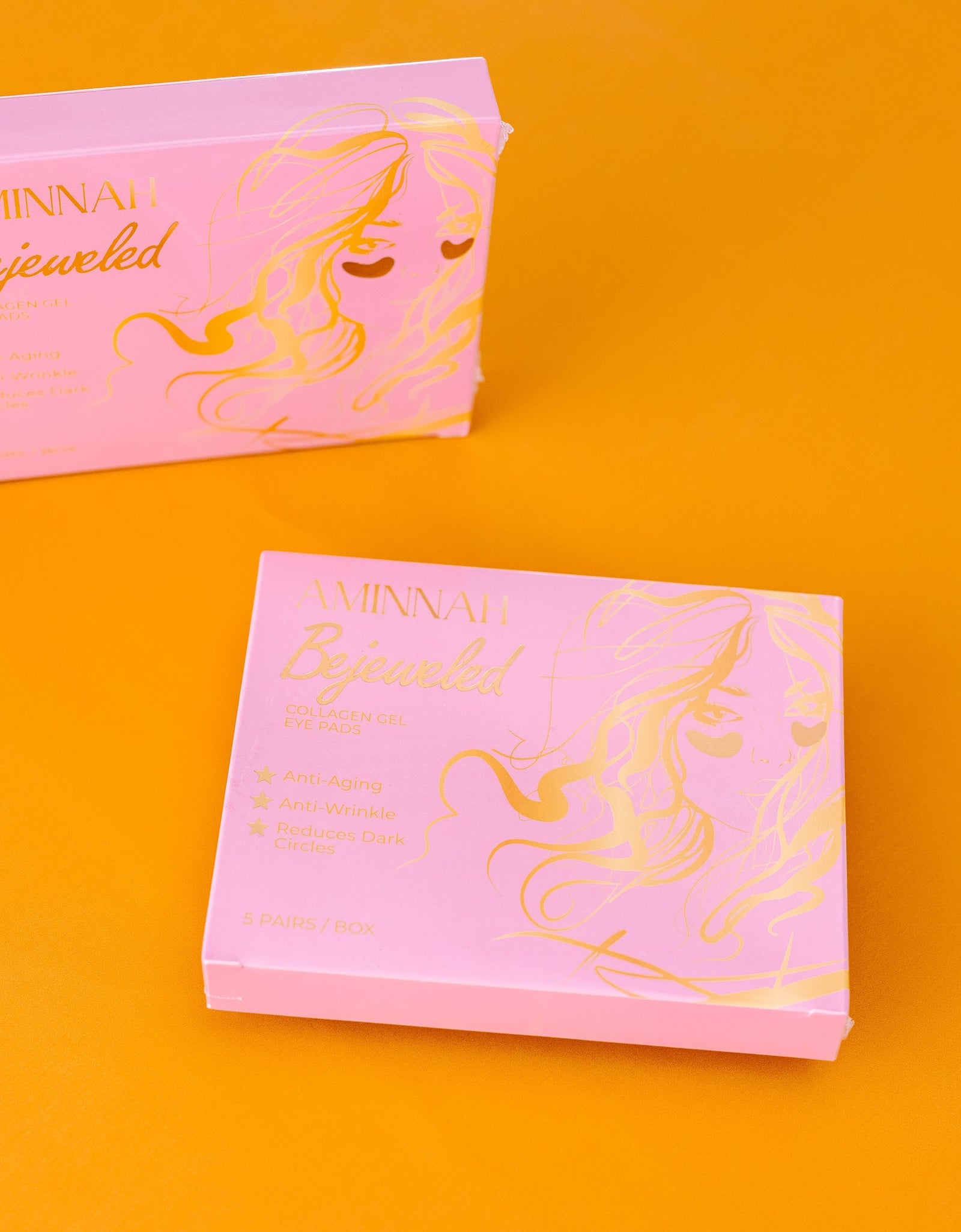 Bejeweled Collagen Eye Pads by AMINNAH