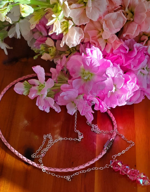 Load image into Gallery viewer, 3mm Bolo Leather Snap Off Chokers by Alexa Martha Designs
