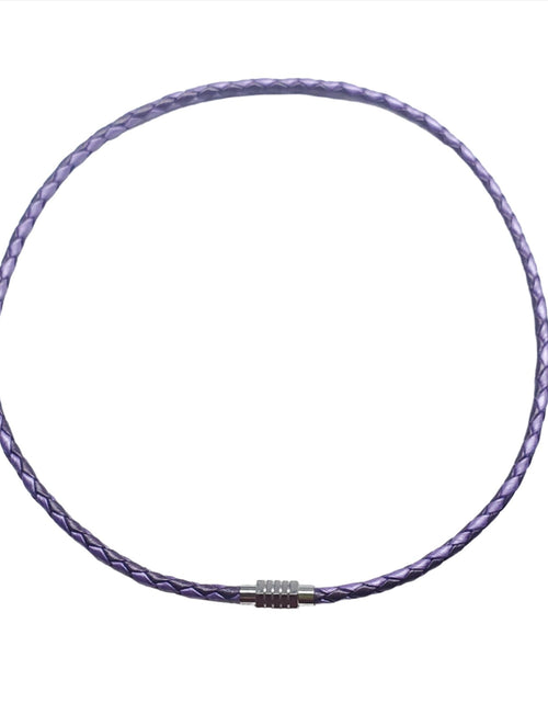 Load image into Gallery viewer, 3mm Bolo Leather Snap Off Chokers by Alexa Martha Designs
