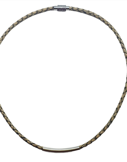 Load image into Gallery viewer, 3mm Bolo Leather Snap Off Chokers by Alexa Martha Designs
