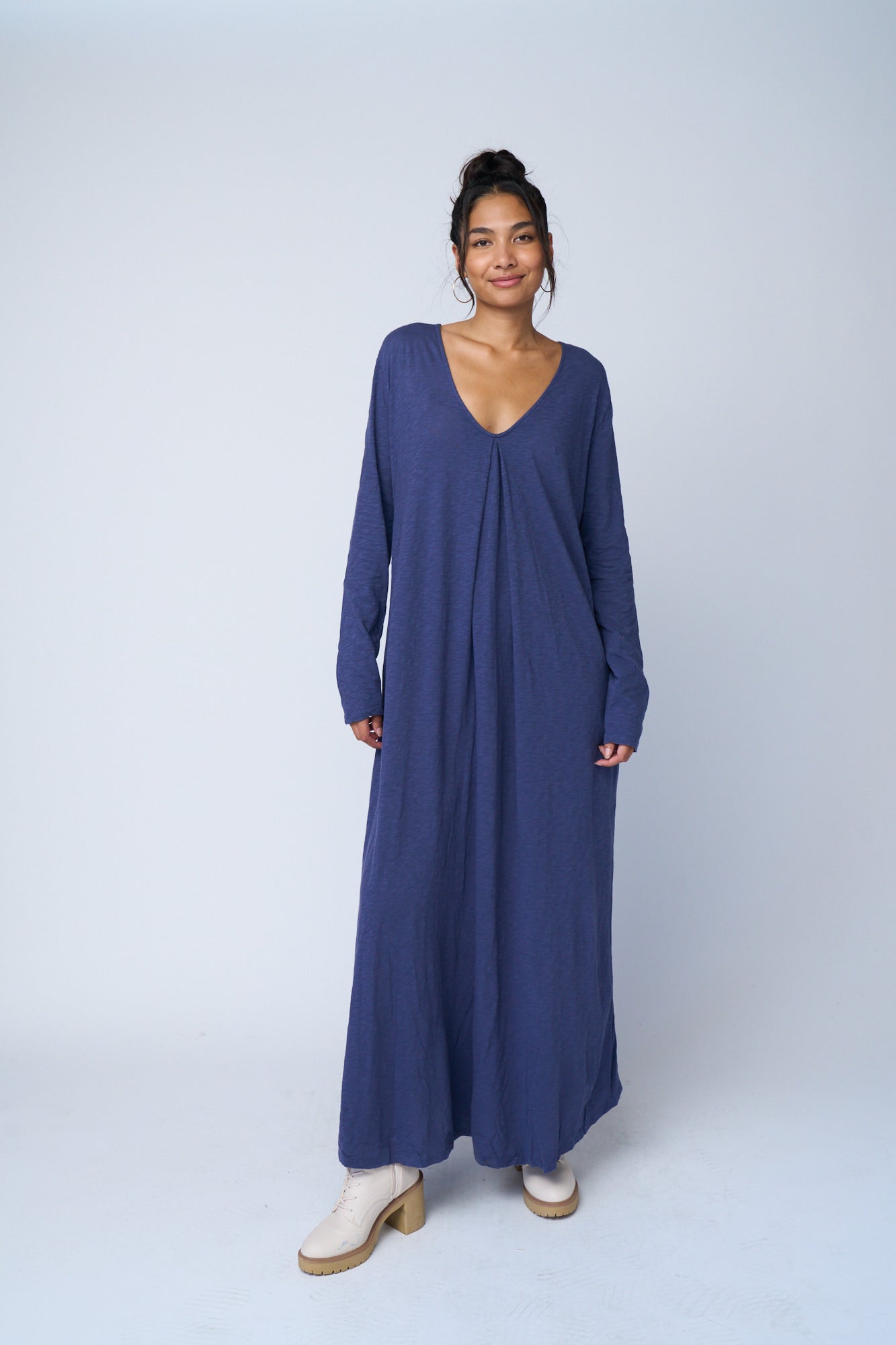 Be Clever Duo Dress - Inky Blue by And For Good