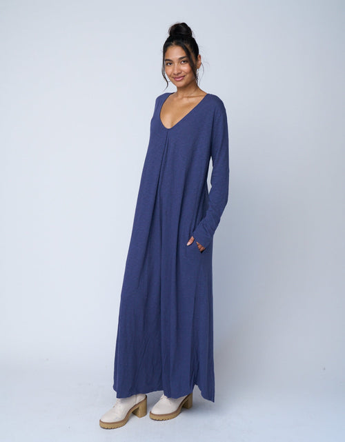 Load image into Gallery viewer, Be Clever Duo Dress - Inky Blue by And For Good
