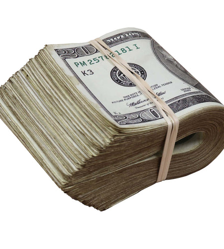 $2,000 ✔️RealAged™ Full Print 2000 Series Band by Prop Money Inc