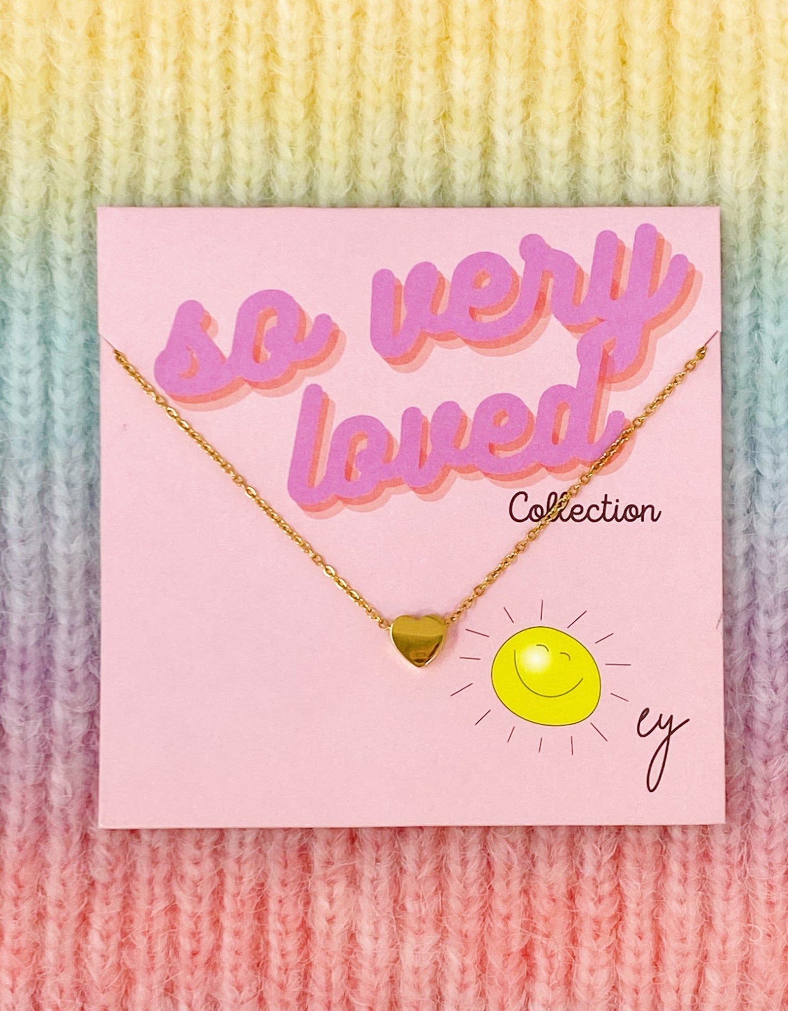 So Very Loved Heart Necklace by Ellisonyoung.com