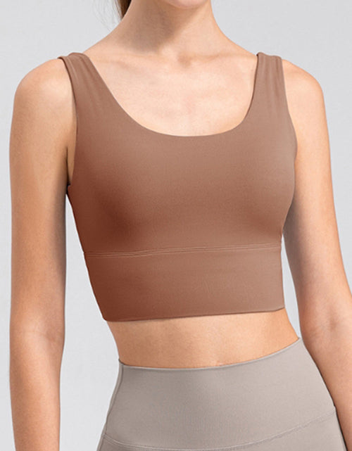 Load image into Gallery viewer, Scoop Neck Wide Strap Active Tank
