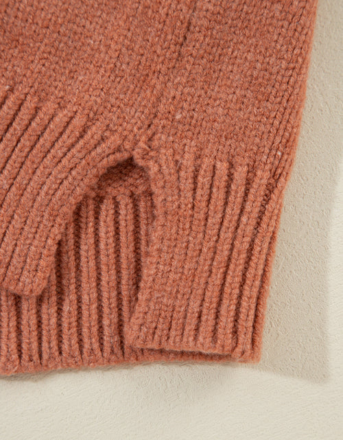 Load image into Gallery viewer, Slit Open Front Dropped Shoulder Cardigan
