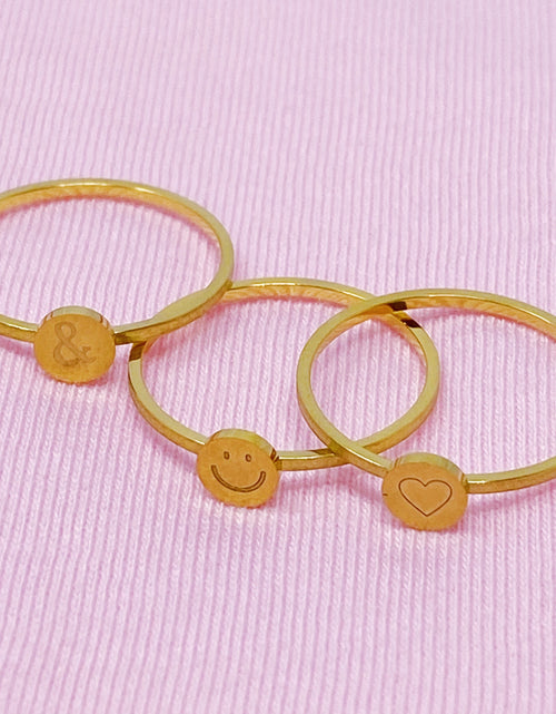 Load image into Gallery viewer, Tiny Disc Stackable Ring by Ellisonyoung.com
