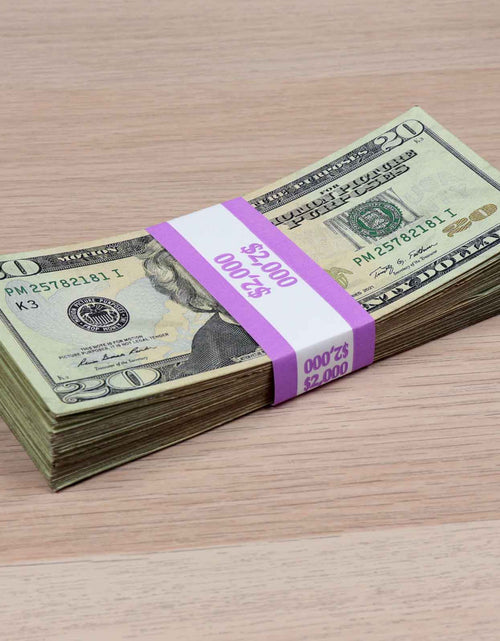 Load image into Gallery viewer, $34,000 ✔️RealAged™ Full Print New Series Stacks &amp; Bands Pack by Prop Money Inc
