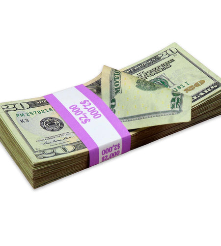 $2,000 ✔️RealAged™ Full Print New Series Stack by Prop Money Inc
