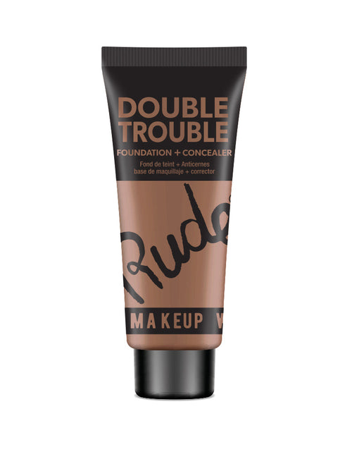 Load image into Gallery viewer, RUDE Double Trouble Foundation + Concealer - Espresso 20
