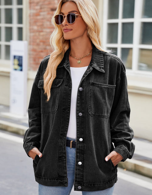 Load image into Gallery viewer, Button Up Denim Jacket with Pockets
