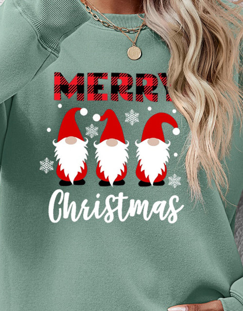 Load image into Gallery viewer, MERRY CHRISTMAS Long Sleeve Sweatshirt
