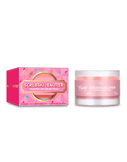 Load image into Gallery viewer, RUDE Scrubski &amp; Balmer Lip Exfoliator and Lip Balm - Grapefruit
